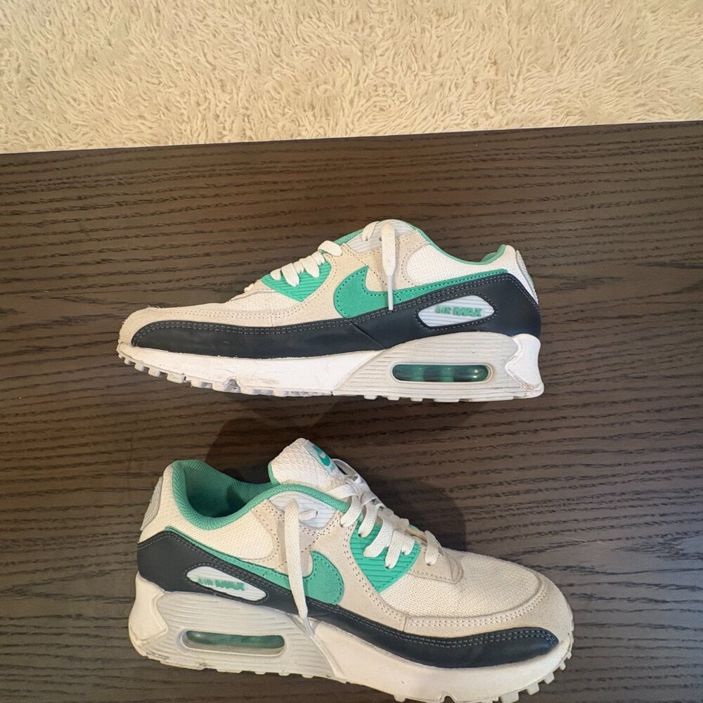 Nike Air Max 90 White Spring Green - Men's Size: 10.5 - Picture 3 of 7